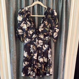 Cinq a Sept silk floral dress